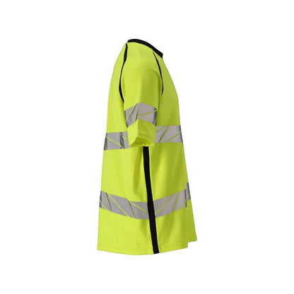 T-shirt, modern passform T-shirt Multisafe, hi-vis gul/svart-blå
