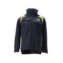 Hard Shell Jacket Jacka Multisafe, svart blå/hi-vis gul