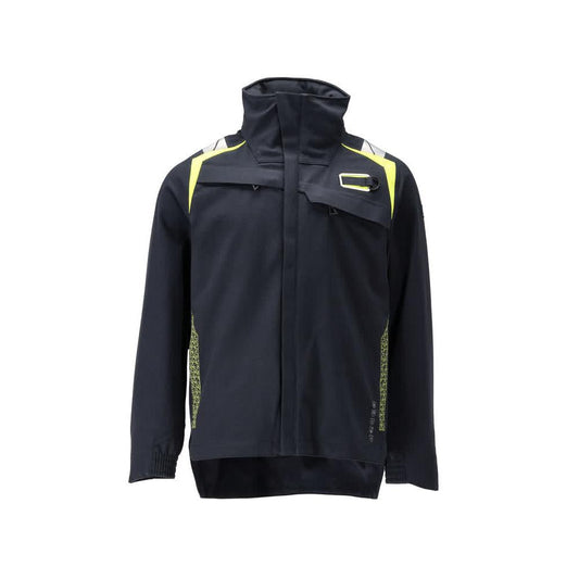 Hard Shell Jacket Jacka Multisafe, svart blå/hi-vis gul