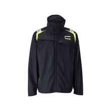 Jacka, stretchinlägg Multisafe arbetsjacka, svart blå/hi-vis gul