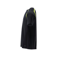 T-shirt, modern passform T-shirt Multisafe, svart blå/hi-vis gul