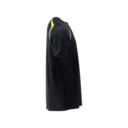 T-shirt, modern passform T-shirt Multisafe, svart blå/hi-vis gul
