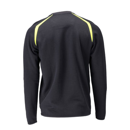 Sweatshirt, modern passform Sweatshirt Multisafe, svart blå/hi-vis gul