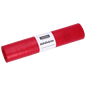 En rulle EMIL DEISS KG (GmbH + Co.) DEISS 21720 soppåsar, 575x1000 mm i rött, 25 påsar per rulle, med en vit etikett med texten "DEISS Avfallspåsar" och återvinningssymboler, avbildade på en enkel vit bakgrund.