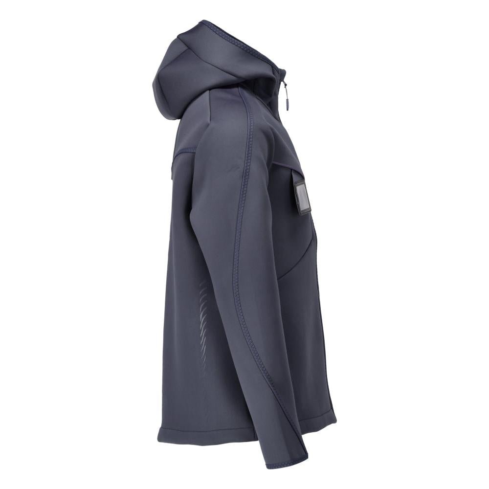 Soft shell jacka, huva, modern passform soft shell jacka