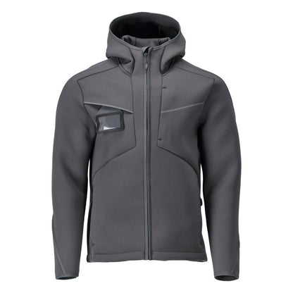 Soft shell jacka, huva, modern passform soft shell jacka
