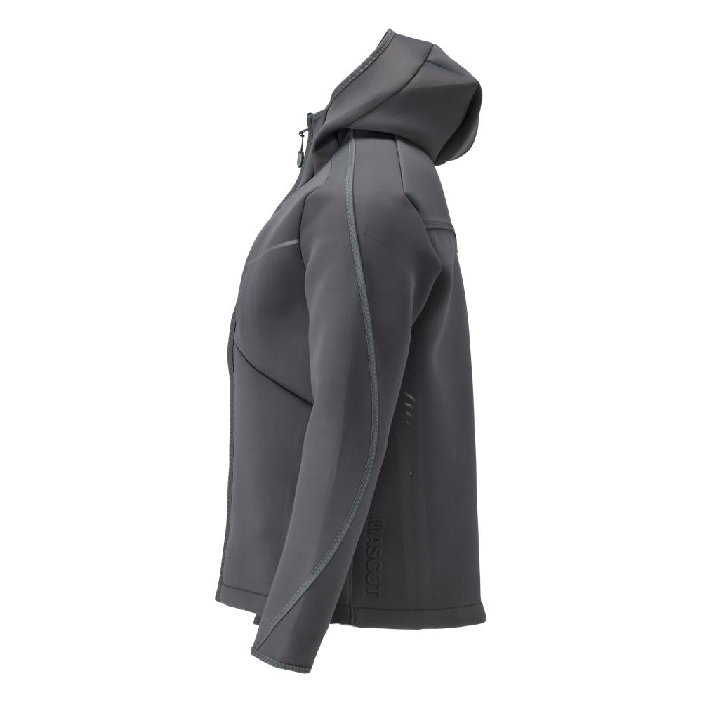Soft shell jacka, huva, modern passform soft shell jacka