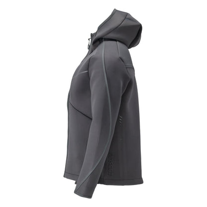 Soft shell jacka, huva, modern passform soft shell jacka