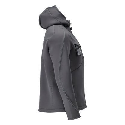Soft shell jacka, huva, modern passform soft shell jacka
