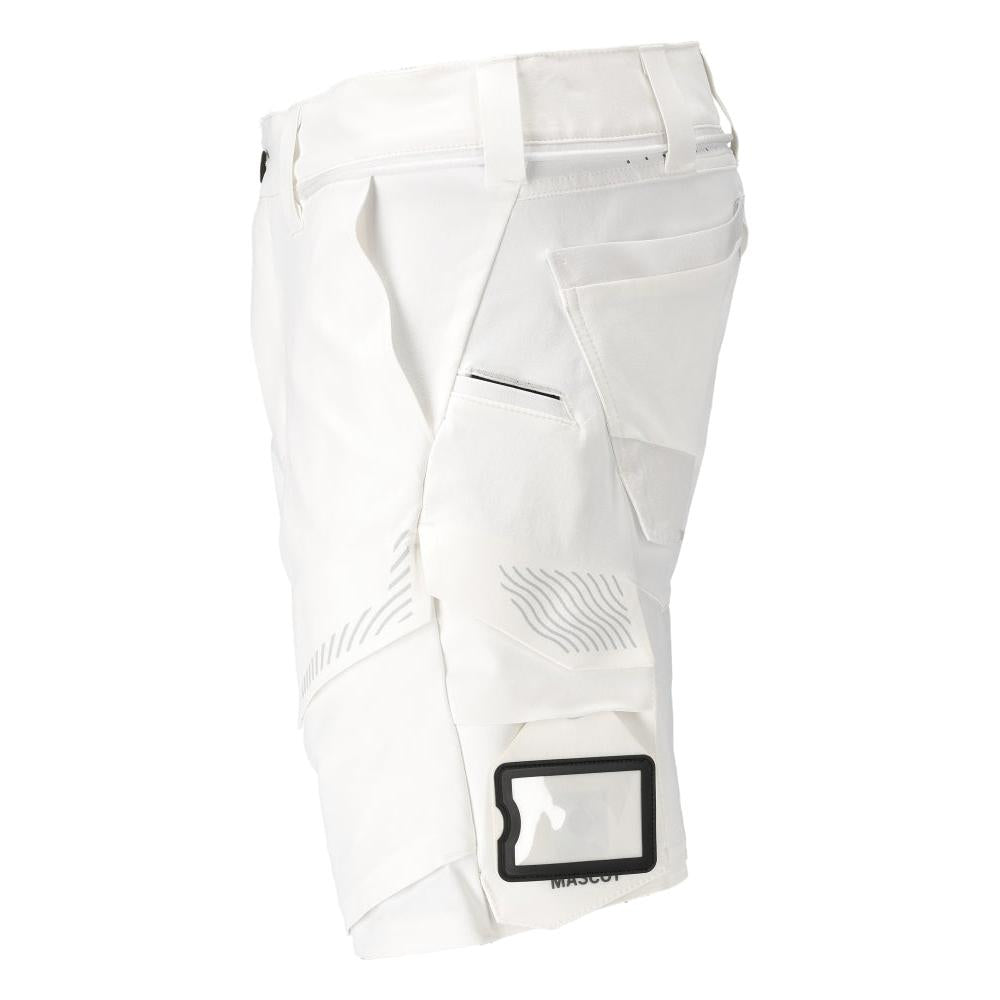 Shorts, stretch, lätta shorts, vita