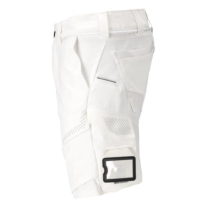 Shorts, stretch, lätta shorts, vita