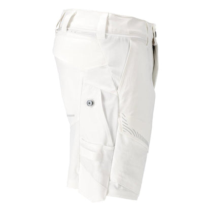 Shorts, stretch, lätta shorts, vita
