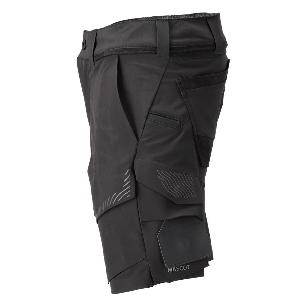 Shorts, stretch, lätta shorts, svarta