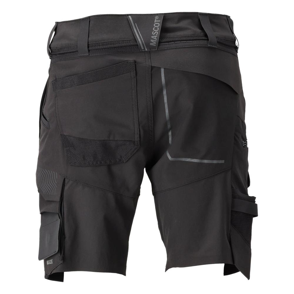 Shorts, stretch, lätta shorts, svarta