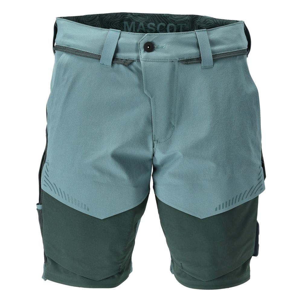 Shorts, stretch, lättviktsshorts, ljus skogsgrön/skogsgrön