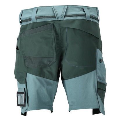 Shorts, stretch, lättviktsshorts, ljus skogsgrön/skogsgrön