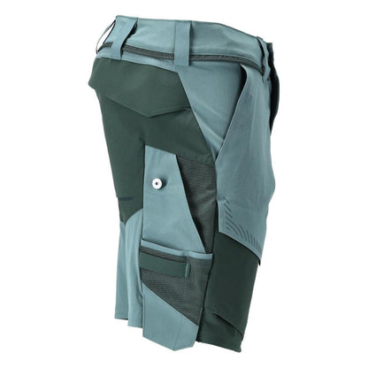 Shorts, stretch, lättviktsshorts, ljus skogsgrön/skogsgrön