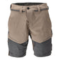 Shorts, stretch, lätta shorts, mörk sandbeige/antracitgrå