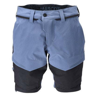 Shorts, stretch, lätta shorts, stenblå/svartblå