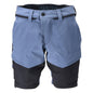 Shorts, stretch, lätta shorts, stenblå/svartblå