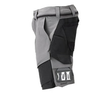 Shorts, stretch, lätta shorts, antracitgrå/svart