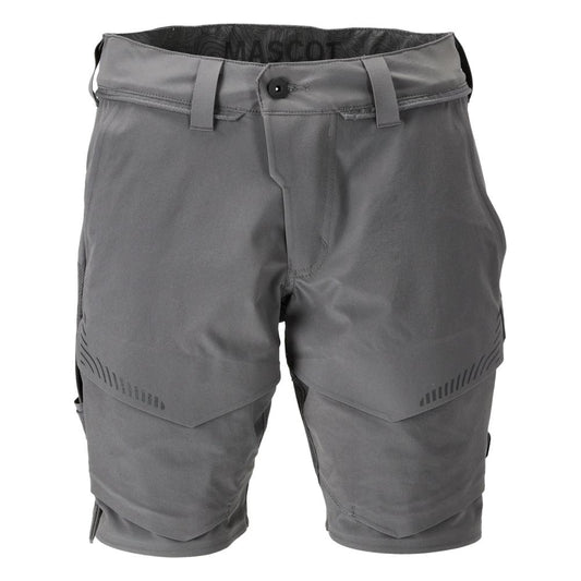 Shorts, stretch, lätta shorts, kolgrå