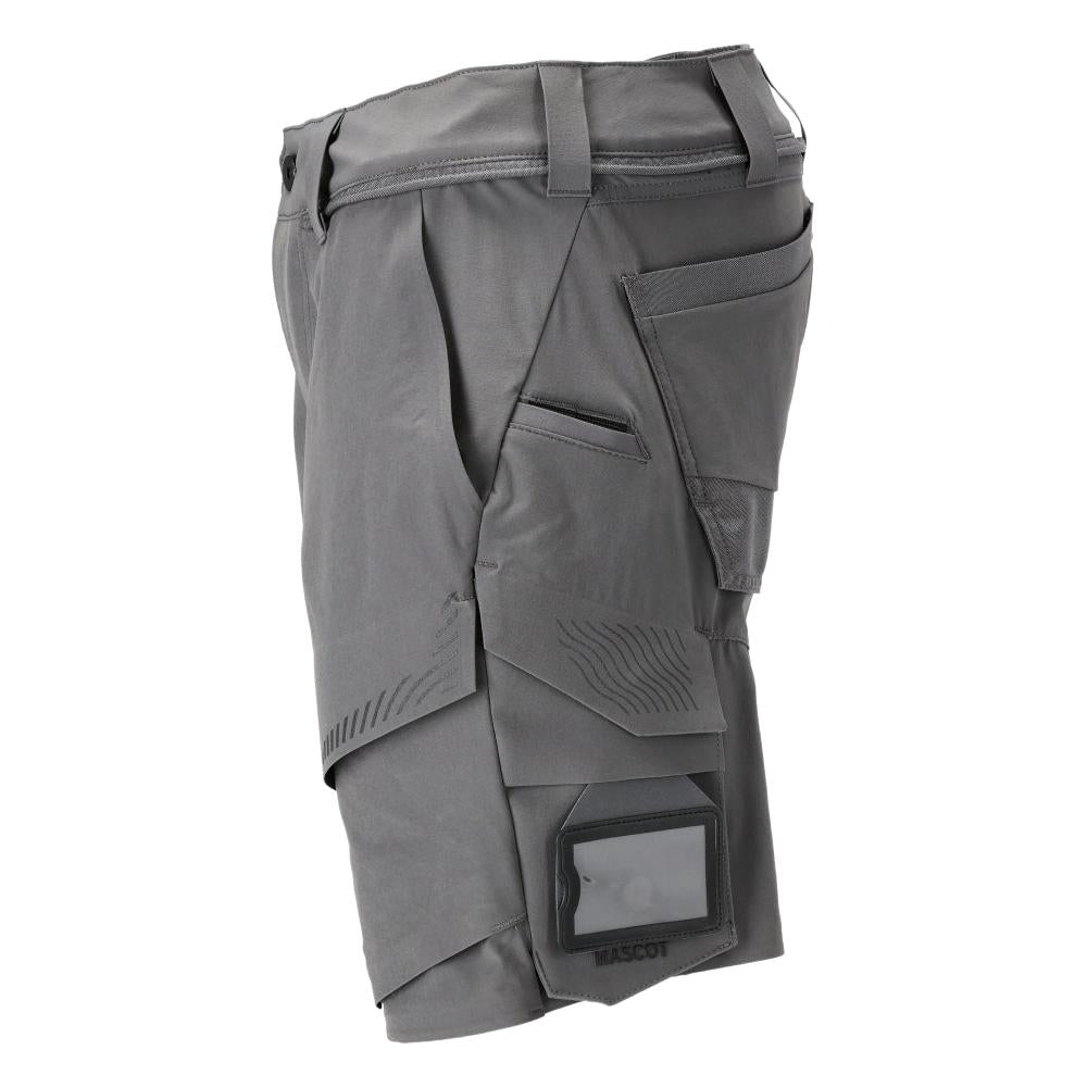 Shorts, stretch, lätta shorts, kolgrå