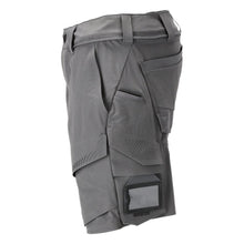 Shorts, stretch, lätta shorts, kolgrå