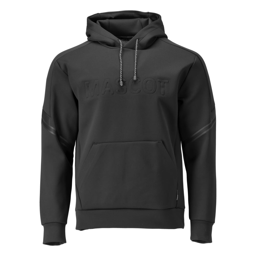 Huvtröja i fleece med huvtröja med MASCOT-logotyp