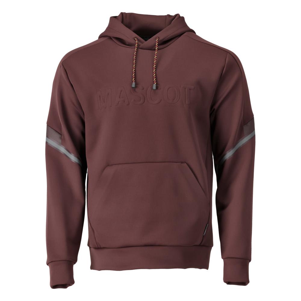 Huvtröja i fleece med huvtröja med MASCOT-logotyp