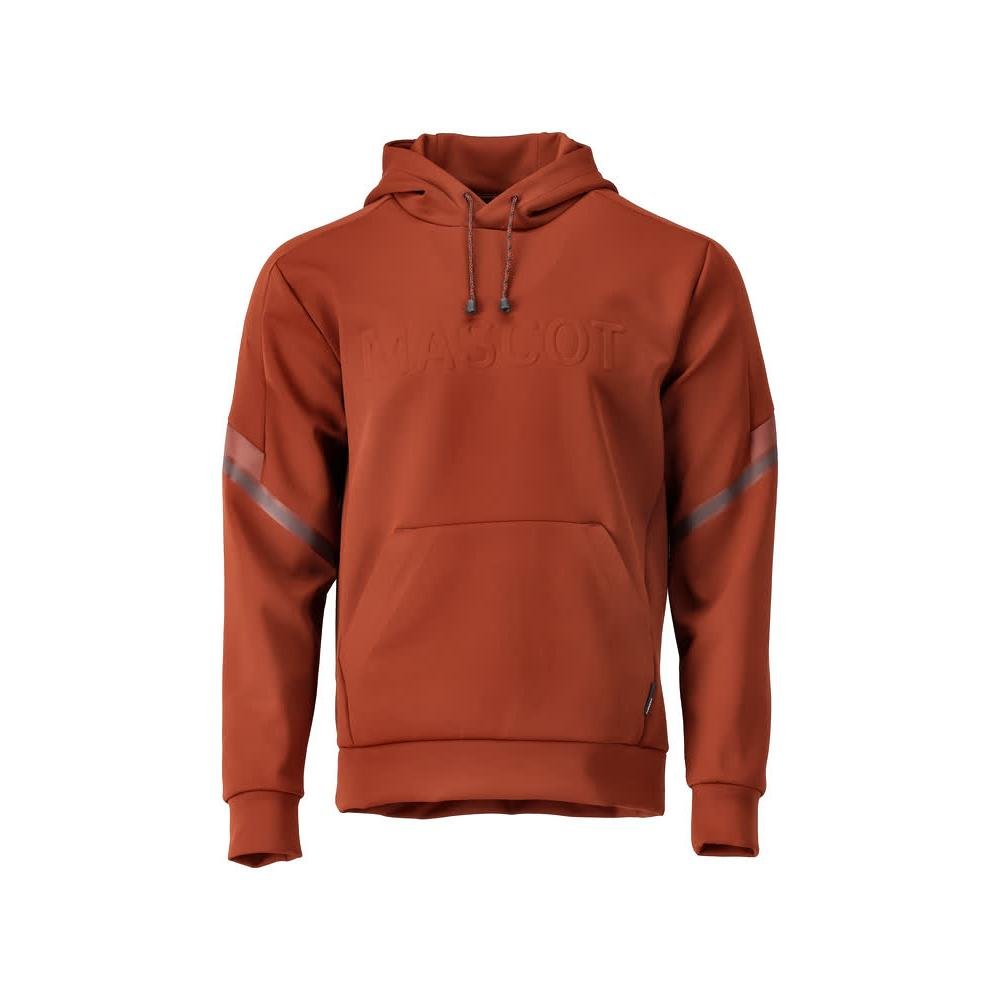 Huvtröja i fleece med huvtröja med MASCOT-logotyp