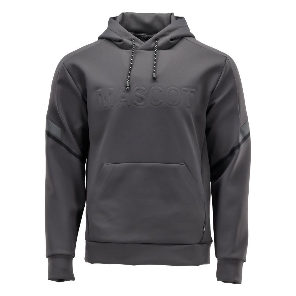 Huvtröja i fleece med huvtröja med MASCOT-logotyp