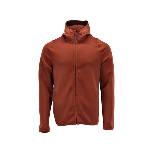 Fleecetröja, huva, dragkedja i microfleece, höströd