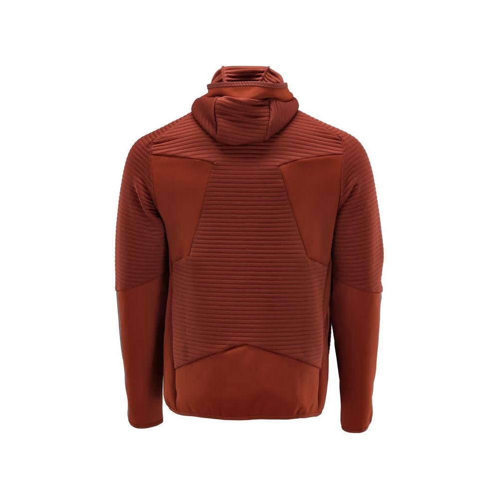 Fleecetröja, huva, dragkedja i microfleece, höströd
