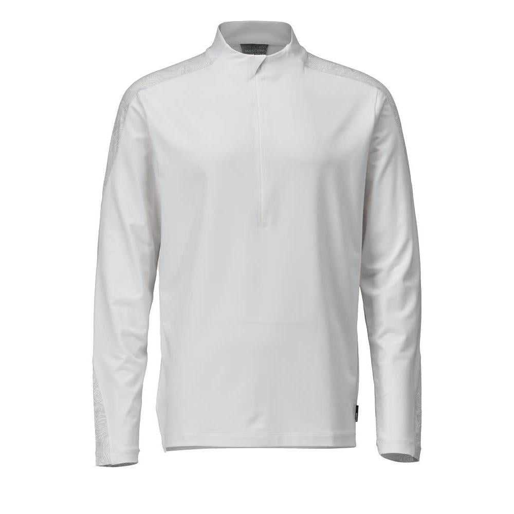 T-shirt, långärmad, kort t-shirt med dragkedja