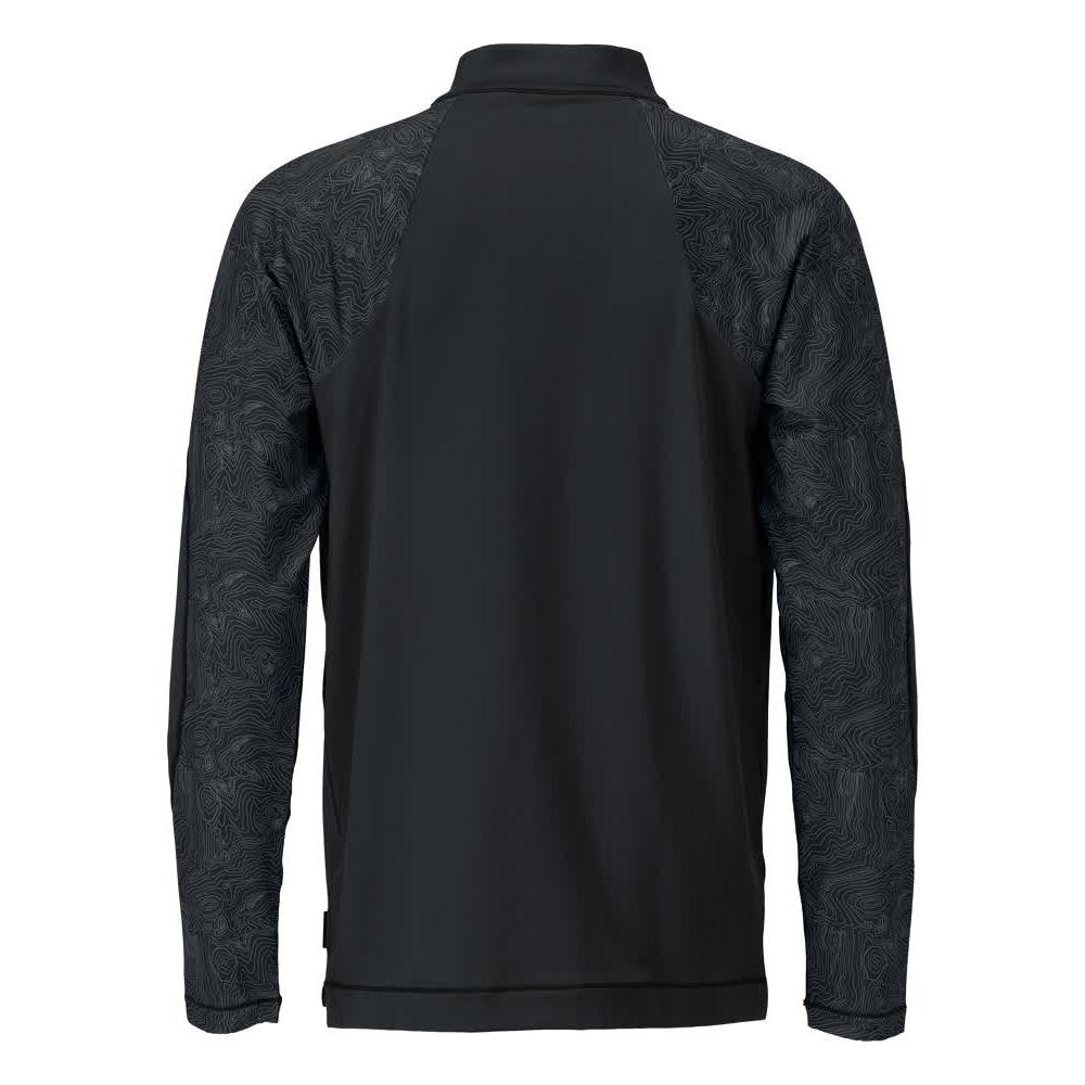 T-shirt, långärmad, kort t-shirt med dragkedja