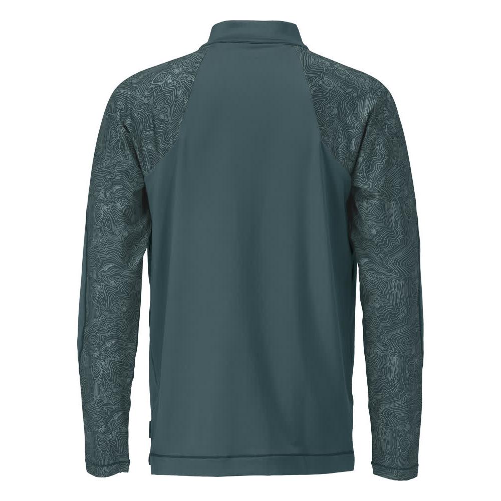 T-shirt, långärmad, kort t-shirt med dragkedja