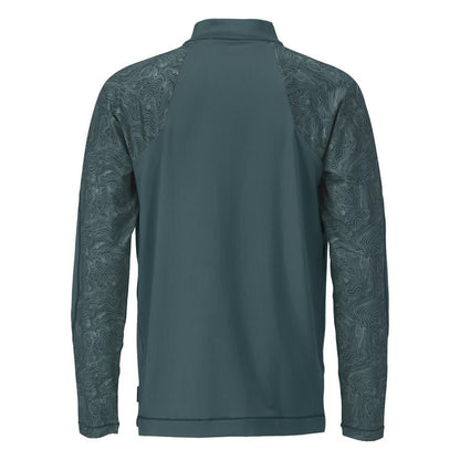 T-shirt, långärmad, kort t-shirt med dragkedja
