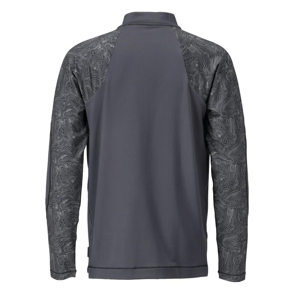 T-shirt, långärmad, kort t-shirt med dragkedja
