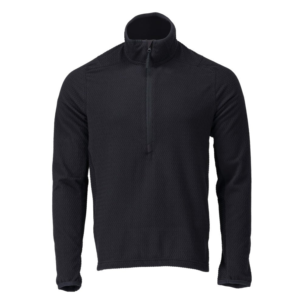 Microfleece tröja med kort dragkedja microfleecejacka