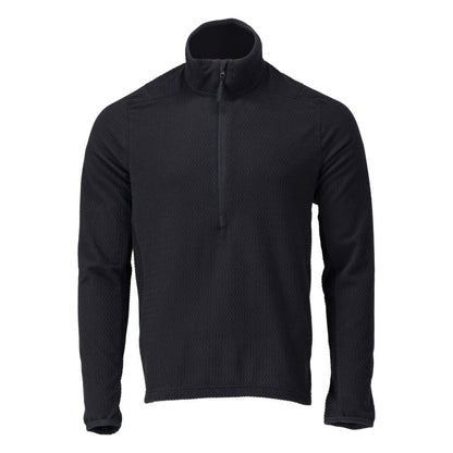 Microfleece tröja med kort dragkedja microfleecejacka