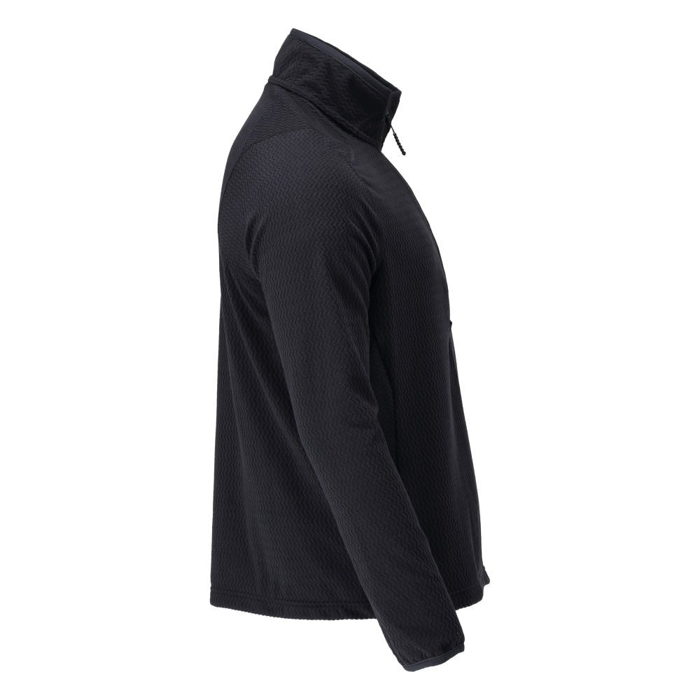 Microfleece tröja med kort dragkedja microfleecejacka