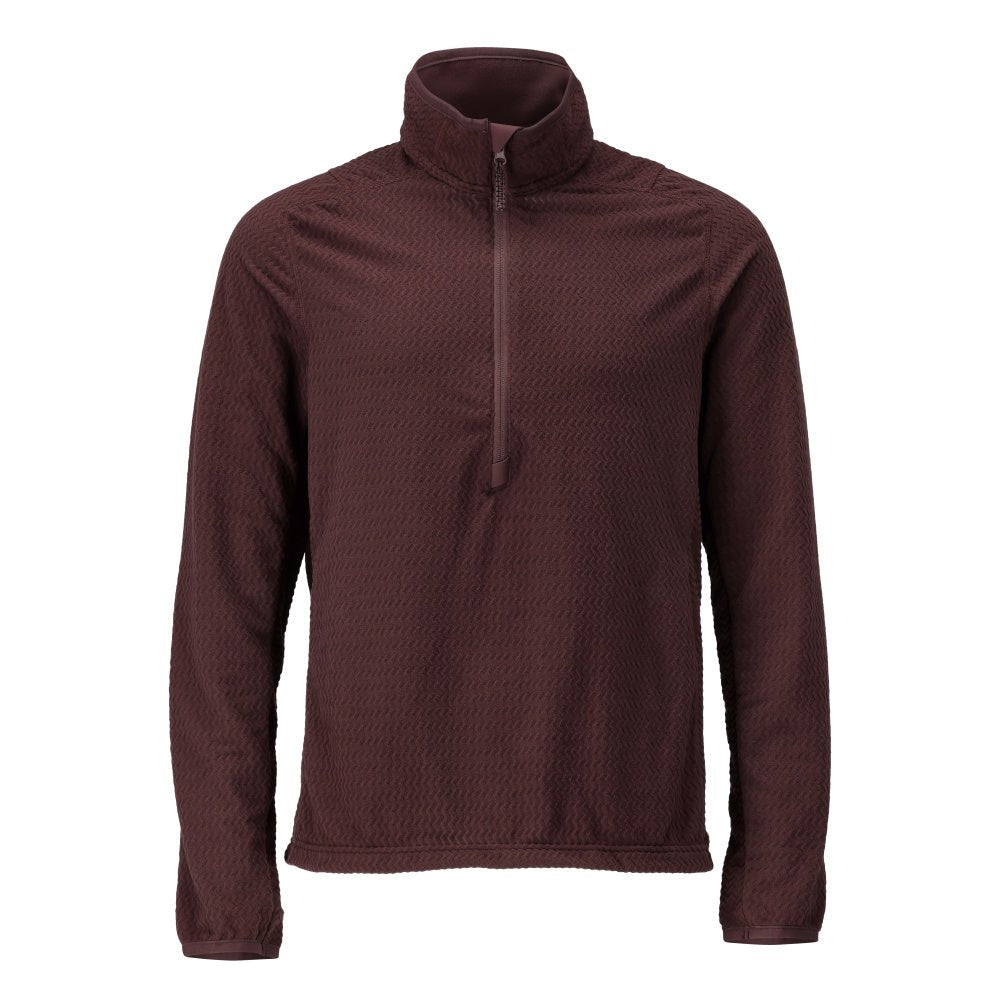 Microfleece tröja med kort dragkedja microfleecejacka