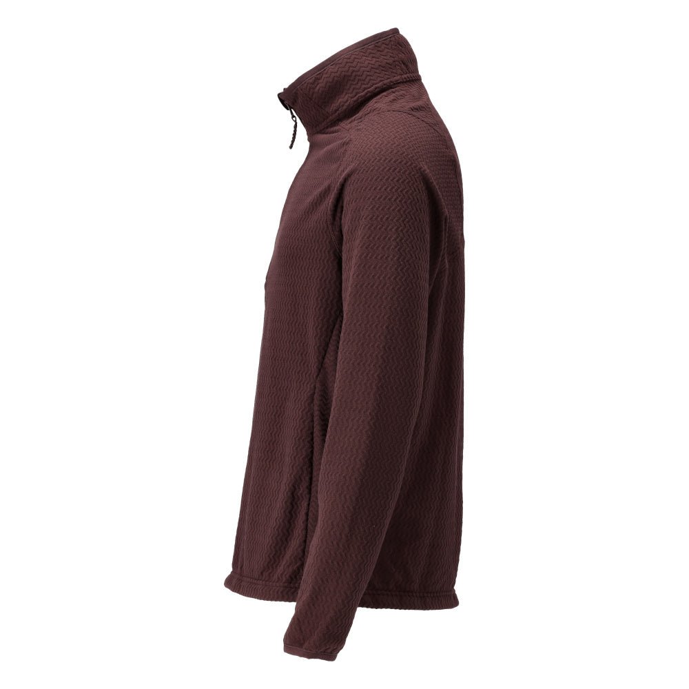 Microfleece tröja med kort dragkedja microfleecejacka