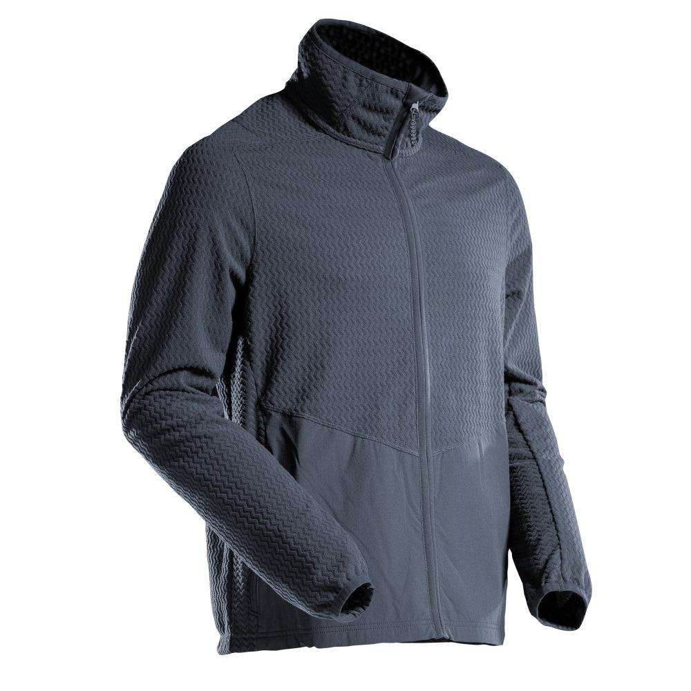 Microfleece tröja med dragkedja i microfleece