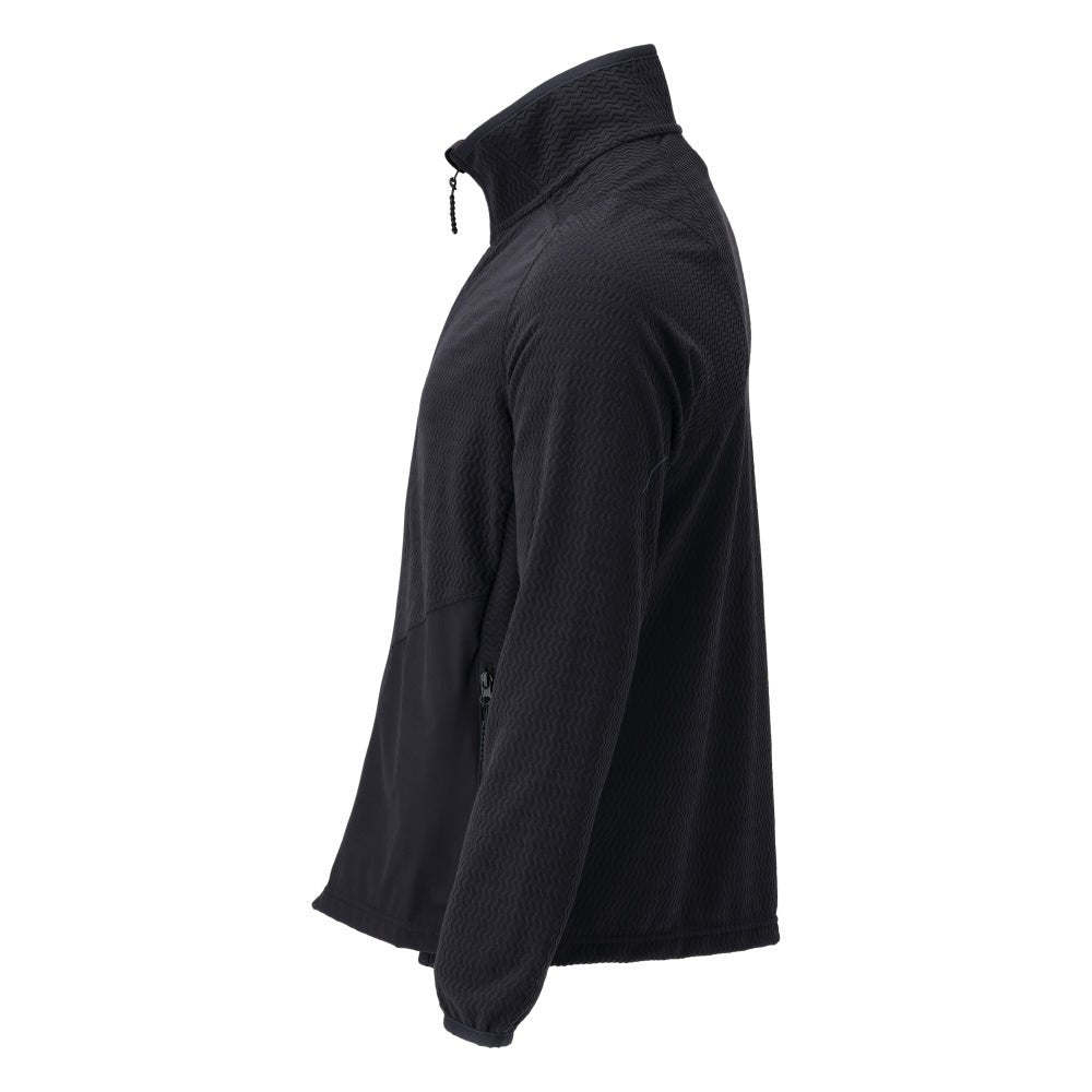 Microfleece tröja med dragkedja i microfleece