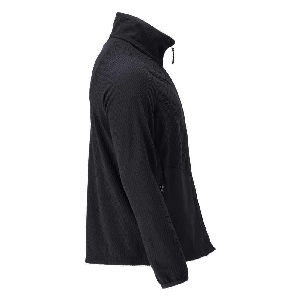 Microfleece tröja med dragkedja i microfleece