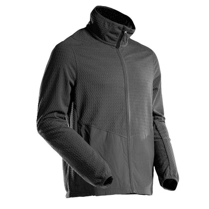 Microfleece tröja med dragkedja i microfleece