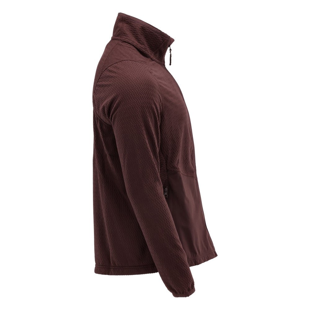 Microfleece tröja med dragkedja i microfleece