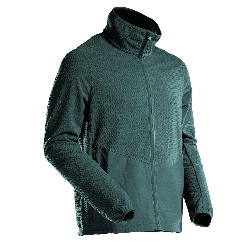 Microfleece tröja med dragkedja i microfleece
